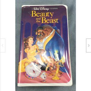 Clamshell Vtg VHS Video Tape Black Diamond Classic Disney Beauty & the Beast